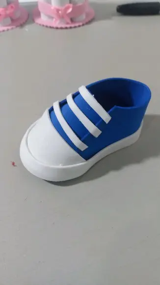 Chaveiro em Forma de Tênis para Chá de Bebê/nascimento de Ev
