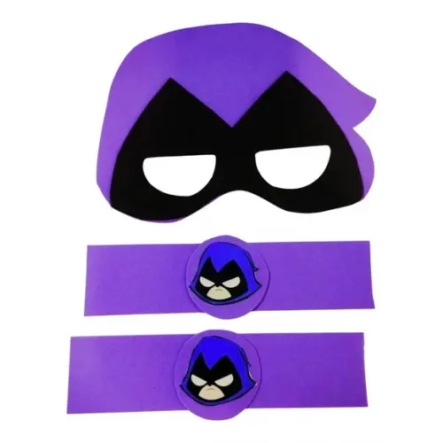 Kit Lembrancinha Jovens Titãs com Máscara e Braceletes Festa
