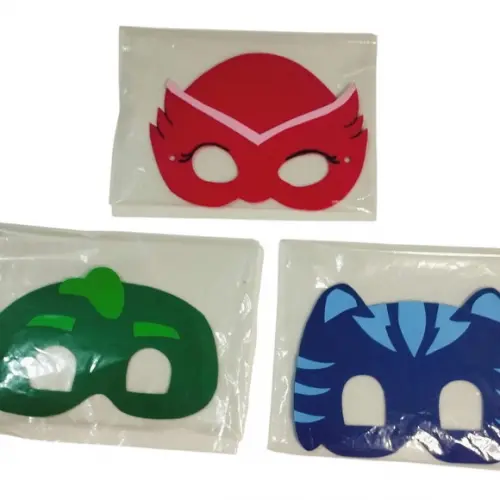 Kit Lembrancinha Pj com Capa e Máscara de Eva