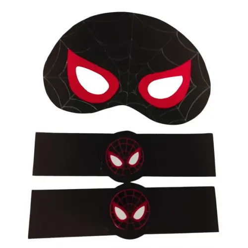 Kit Lembrancinha Spidey com Máscara e Braceletes em Eva