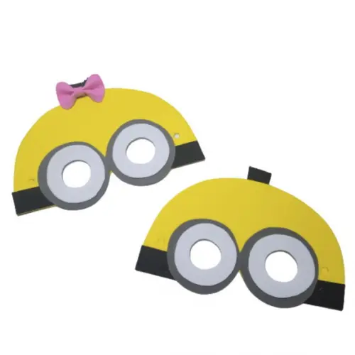 Lembrancinha os Minions Máscaras Toda em Eva para Festas