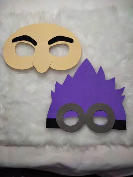 Lembrancinha os Minions Máscaras Toda em Eva para Festas