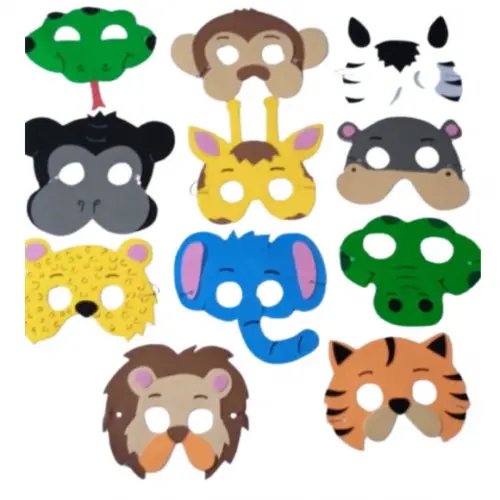 Lembrancinha Safari Máscaras Toda em Eva para Festa