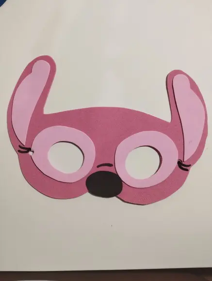 Mascara Infantil Stitch e Ade Eva para Lembrancinha de Festa