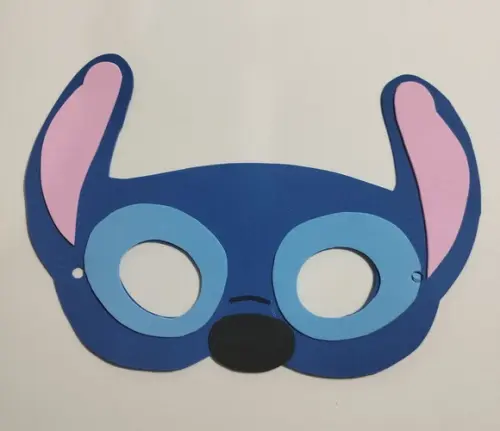 Mascara Infantil Stitch e Ade Eva para Lembrancinha de Festa
