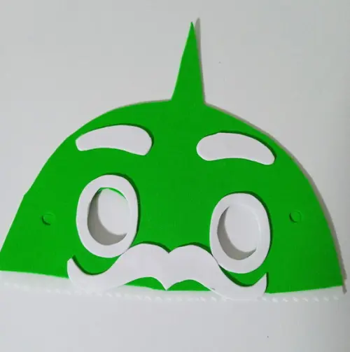 Máscaras Baby Shark Eva para Lebrancinhas De Festa Infantil