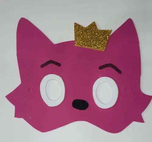 Máscaras Baby Shark Eva para Lebrancinhas De Festa Infantil