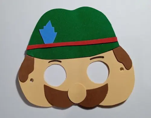 Máscaras Chapeuzinho Vermelho e Lobo Mal em Eva Lembrancinha