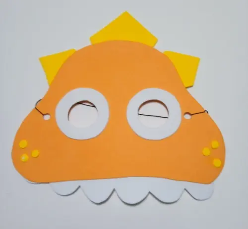 Máscaras Dino Baby Toda em Eva para Lembrancinhas