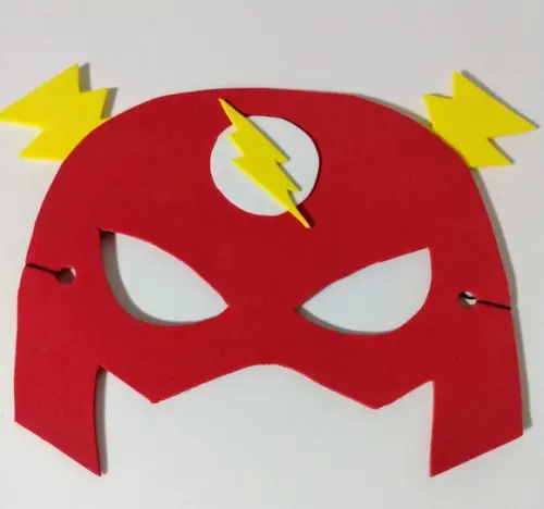 Máscaras Flash em Eva Lembrancinha