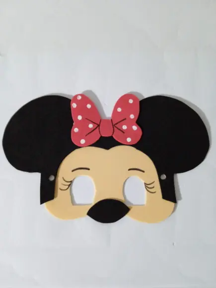 Máscaras Mickey e Minie em Eva Lembrancinha
