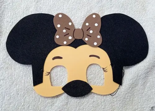 Máscaras Mickey e Minie Safari em Eva Lembrancinha