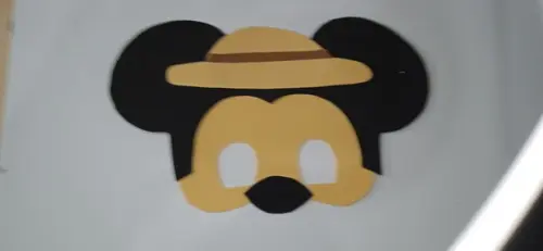 Máscaras Mickey e Minie Safari em Eva Lembrancinha