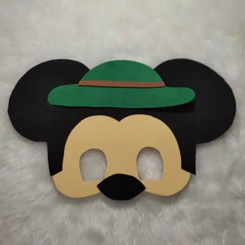 Máscaras Mickey e Minie Safari em Eva Lembrancinha