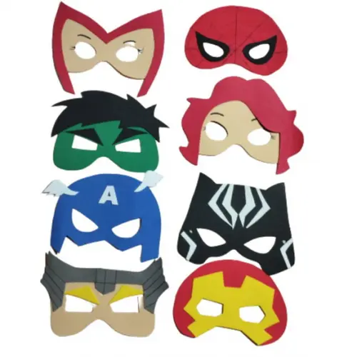 Máscaras os Vingadores em Eva Lembrancinha
