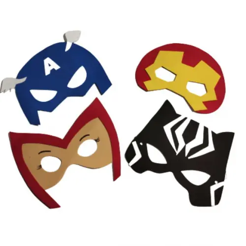 Máscaras os Vingadores em Eva Lembrancinha
