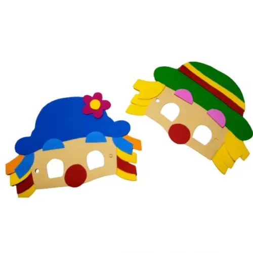 Máscaras Patati e Patatá em Eva Lembrancinha