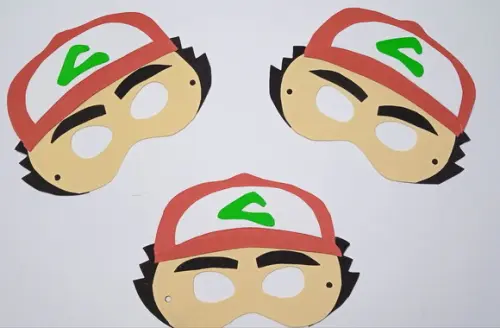 Máscaras Pokémon Toda em Eva para Lembrancinhas