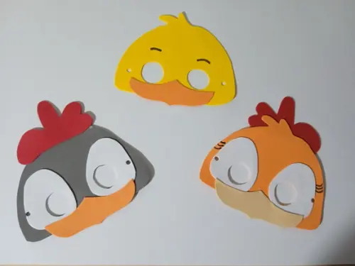 Máscaras Tema Fazendinha Toda em Eva para Lembrancnhas