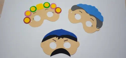 Máscaras Turma do Chaves Toda em Eva para Lembrancinhas