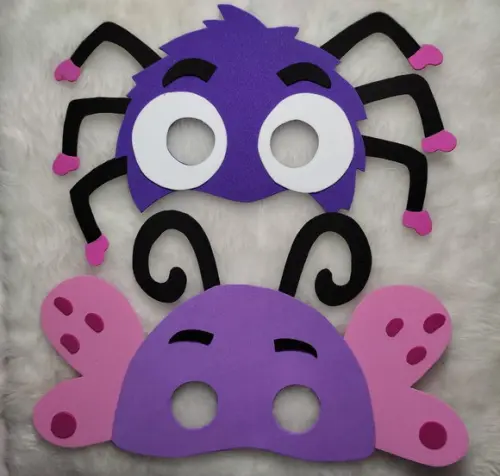 Máscaras Turma da Galinha de Eva para Lembrancinhas de Festa