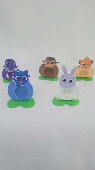 PORTA bombons Bolofofos de eva