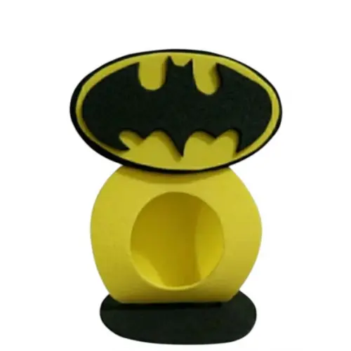 Porta Bombom Batman e Batgirl Pacote com 10 Unidades