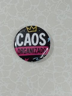 Kit Bottons - TDAH - Caos organizado - Não é preguiça