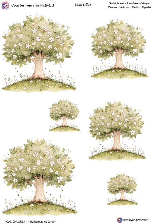 Coleção Borboletas no Jardim – Kit Criativo para Criar Histó