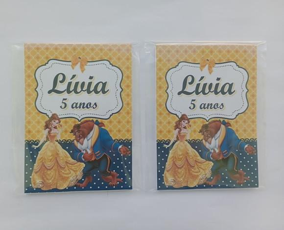 Bloquinho a Bela e a Fera