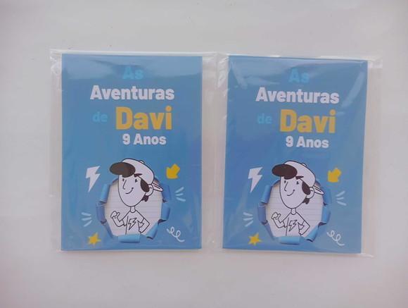 Bloquinho as Aventuras de Mike Personalizado