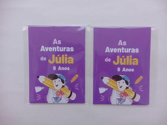 Bloquinho as Aventuras de Mike Personalizado