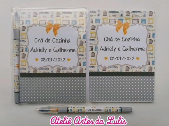 Bloquinho com Caneta Chá de Cozinha