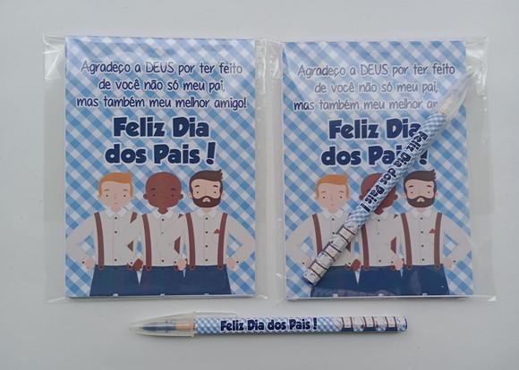 Bloquinho com Caneta Dia dos Pais