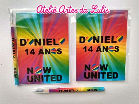 Bloquinho com Caneta Now United