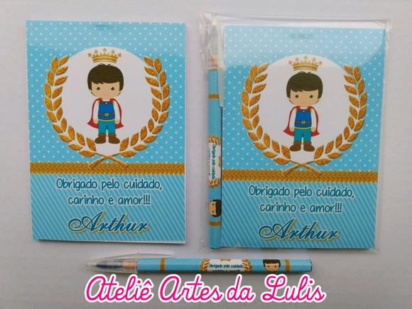 Bloquinho com Caneta Príncipe