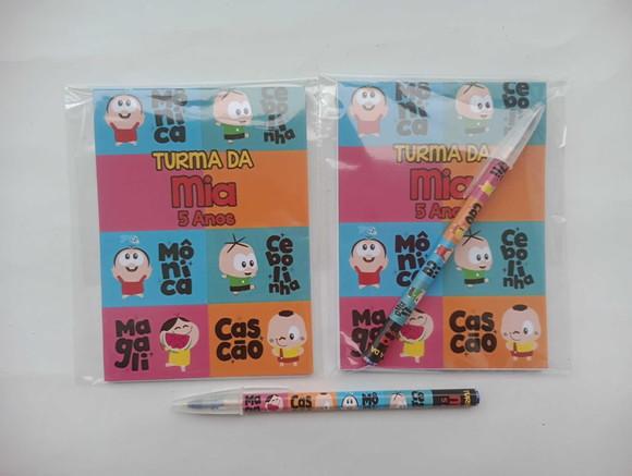 Bloquinho com Caneta Turma da Mônica Toy