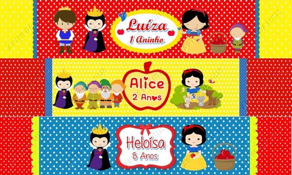 Bloquinho com Lápis Branca de Neve Baby