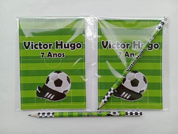 Bloquinho com Lápis Futebol