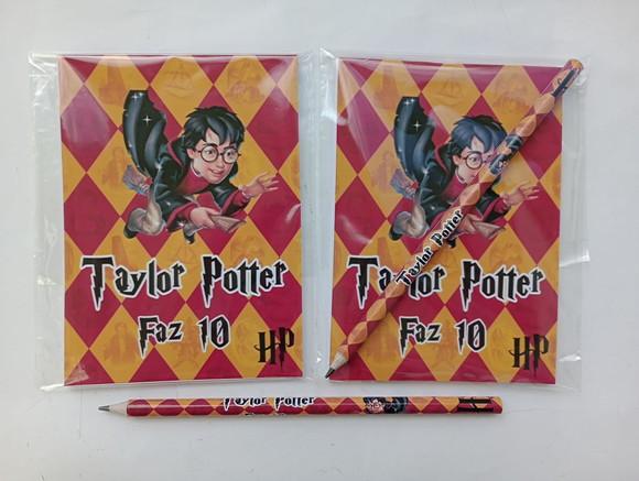 Bloquinho com Lápis Harry Potter