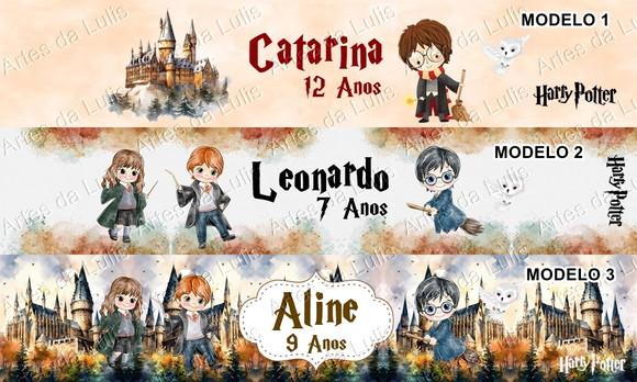 Bloquinho com Lápis Harry Potter Aquarela