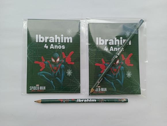 Bloquinho com Lápis Miles Morales