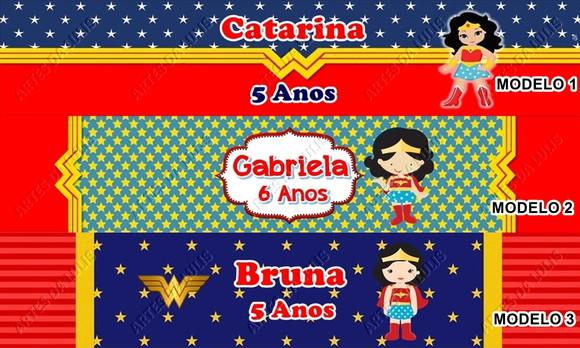 Bloquinho com Lápis Mulher Maravilha