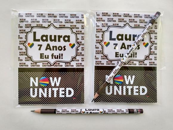 Bloquinho com Lápis Now United