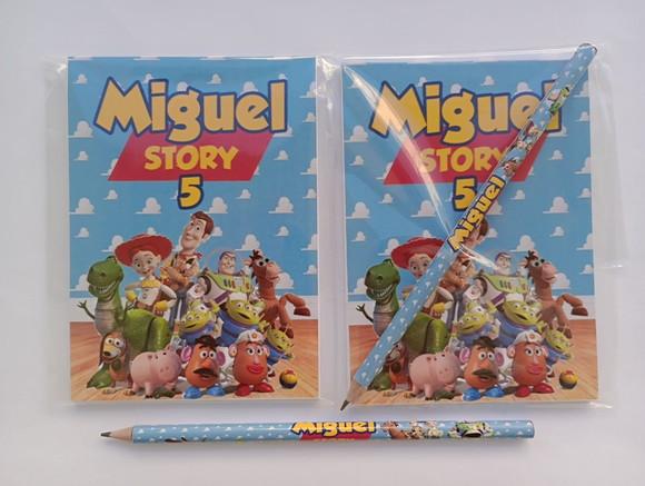 Bloquinho com Lápis Toy Story