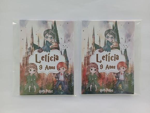 Bloquinho Harry Potter Aquarela