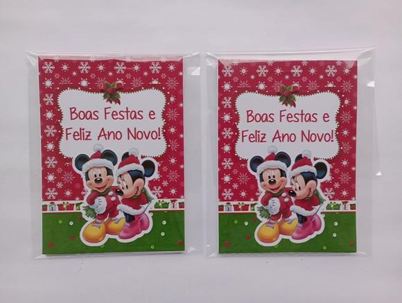 Bloquinho Mickey e Minnie de Natal