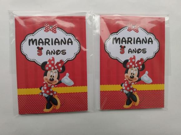 Bloquinho Minnie Vermelha
