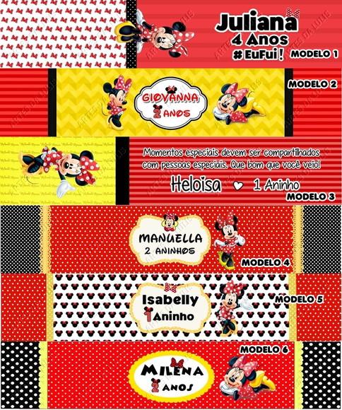 Bloquinho Minnie Vermelha