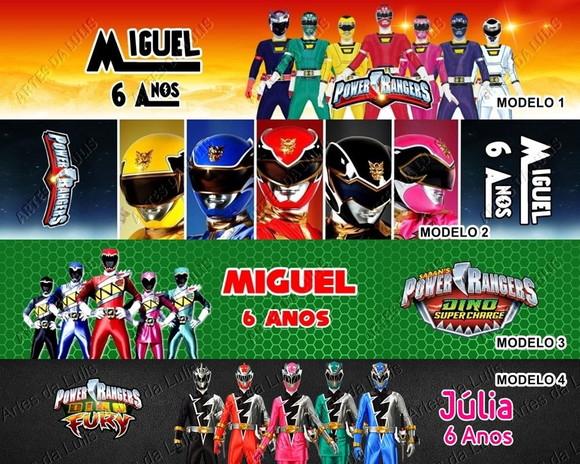 Bloquinho Power Rangers